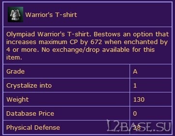 Warrior's T-shirt